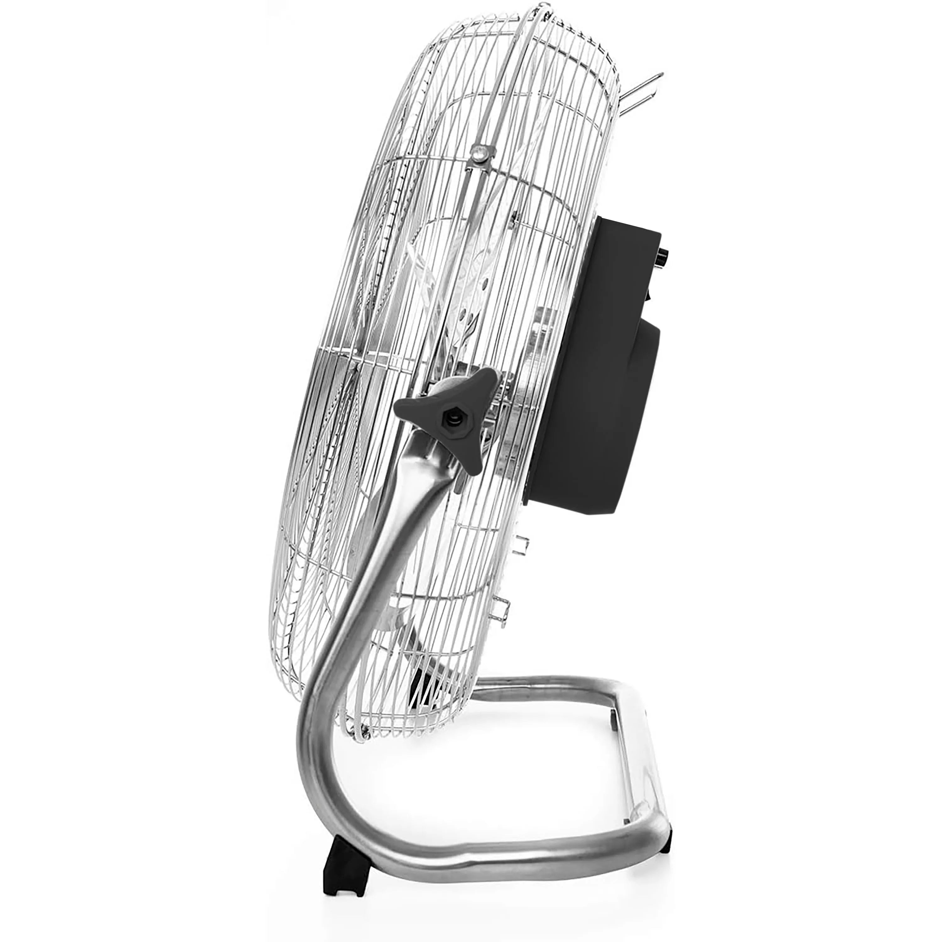 Table or Paread Floor Fan 38W 50W 120W 10" to 18" Inches 3 Speeds Robust 3 Powerful Blades Adjustable Tilt Security Grille Option Wall Mount
