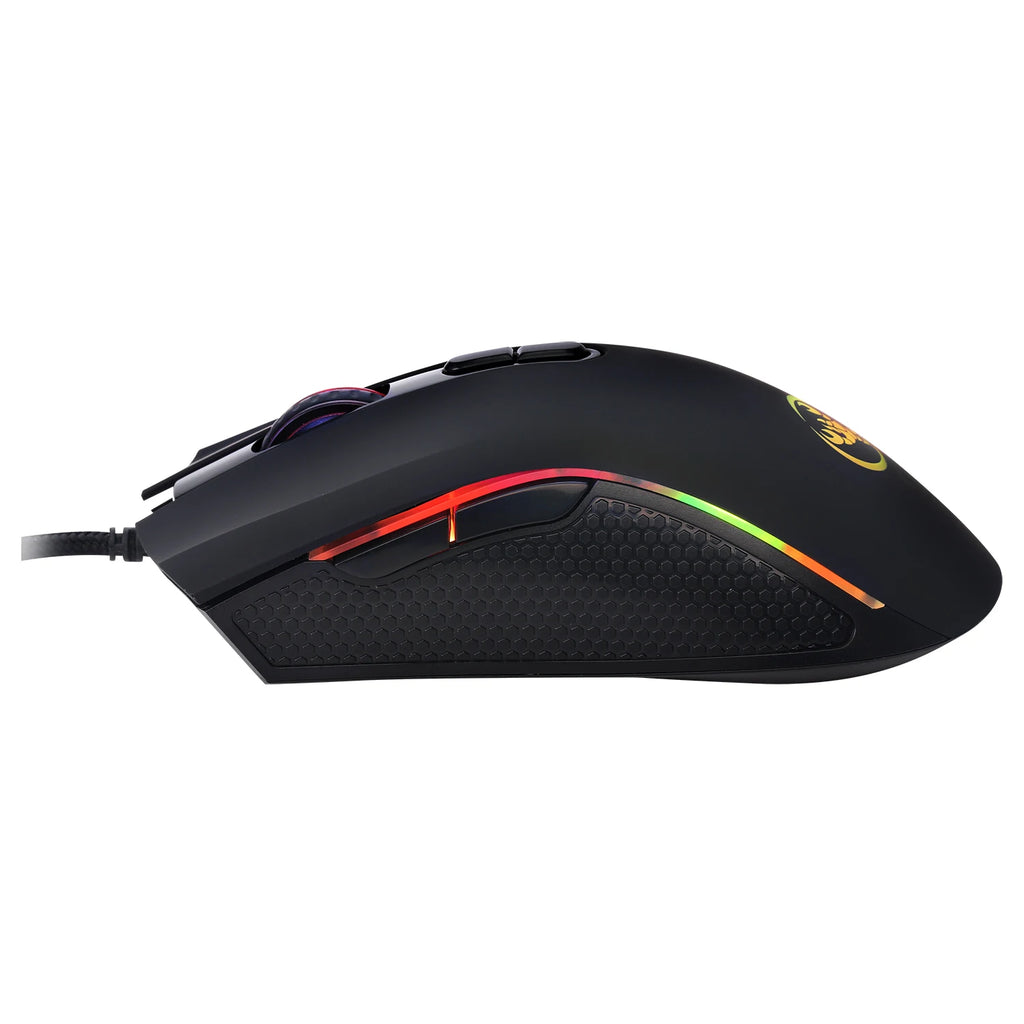 Gaming One-Handed Keyboard And Mouse Set with 35 Keys, Dual-Color Injection Molded Keycaps, Colorful Backlight, USB Plug-And