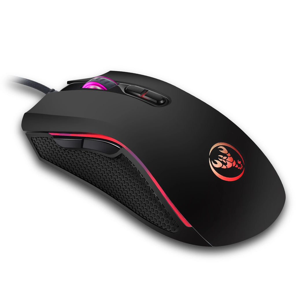 Gaming One-Handed Keyboard And Mouse Set with 35 Keys, Dual-Color Injection Molded Keycaps, Colorful Backlight, USB Plug-And