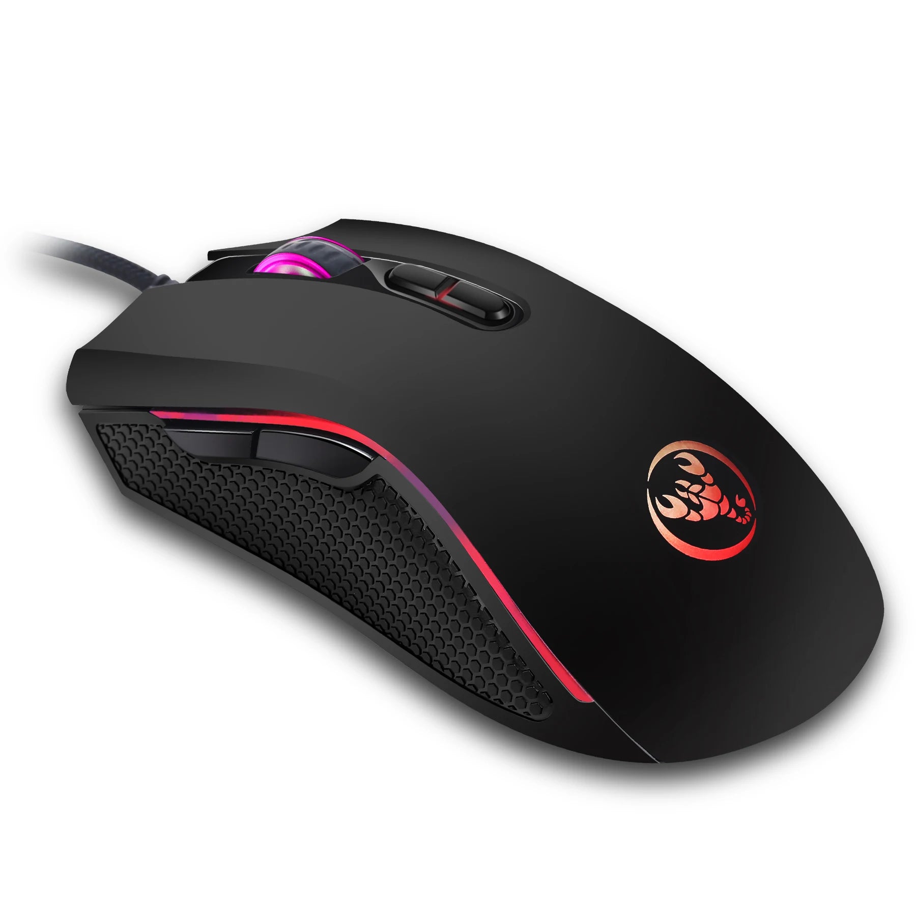 Gaming One-Handed Keyboard And Mouse Set with 35 Keys, Dual-Color Injection Molded Keycaps, Colorful Backlight, USB Plug-And
