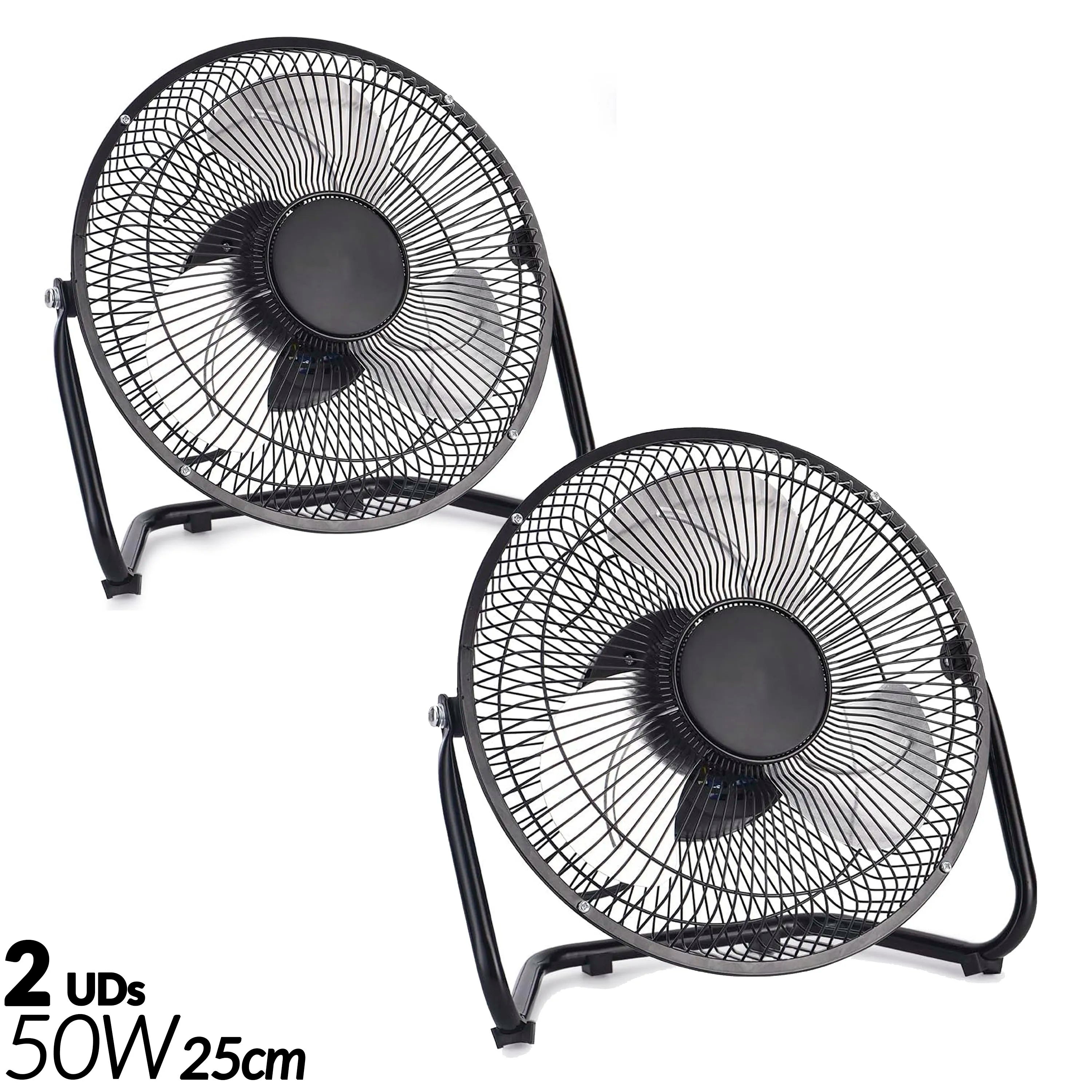 Table or Paread Floor Fan 38W 50W 120W 10" to 18" Inches 3 Speeds Robust 3 Powerful Blades Adjustable Tilt Security Grille Option Wall Mount