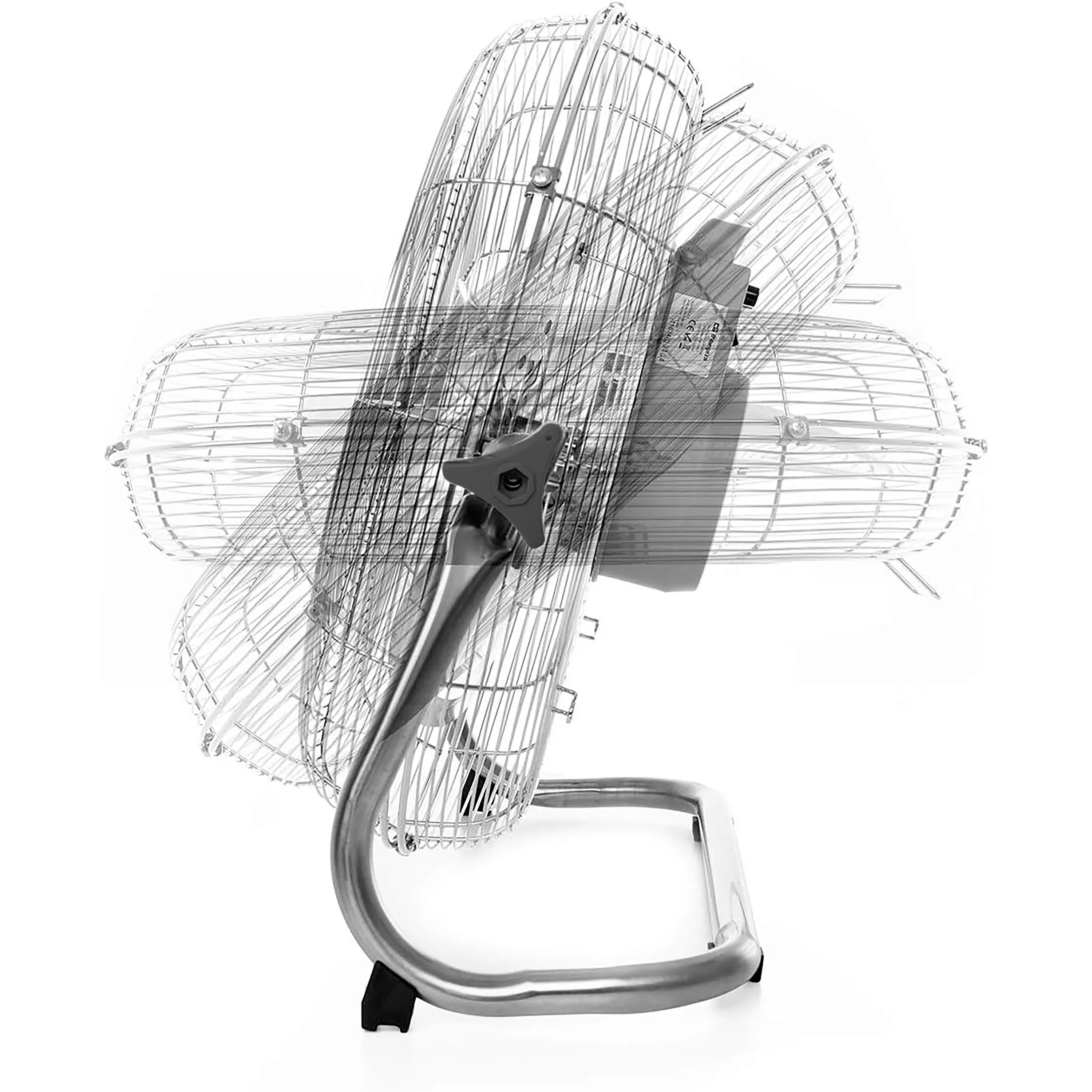 Table or Paread Floor Fan 38W 50W 120W 10" to 18" Inches 3 Speeds Robust 3 Powerful Blades Adjustable Tilt Security Grille Option Wall Mount