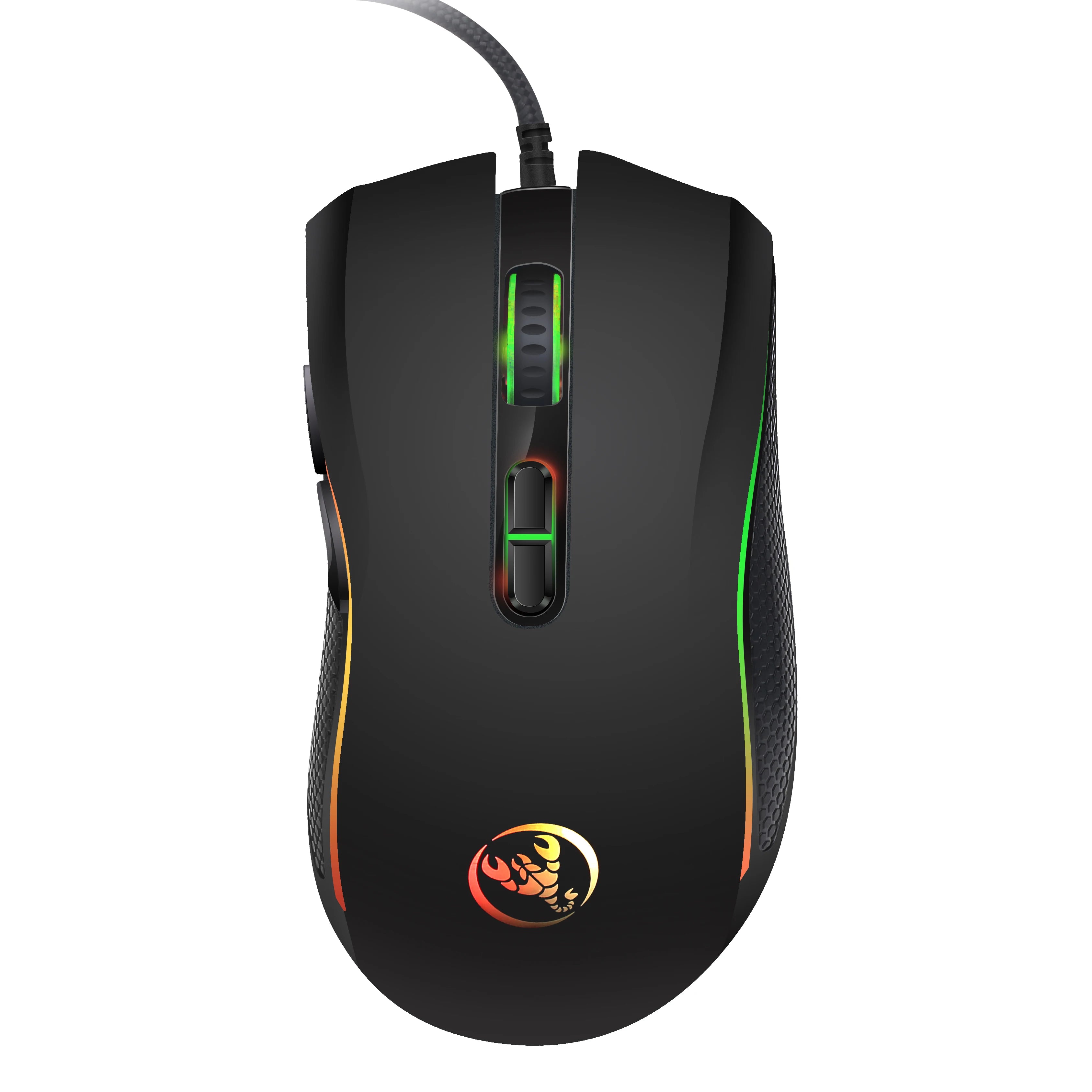Gaming One-Handed Keyboard And Mouse Set with 35 Keys, Dual-Color Injection Molded Keycaps, Colorful Backlight, USB Plug-And