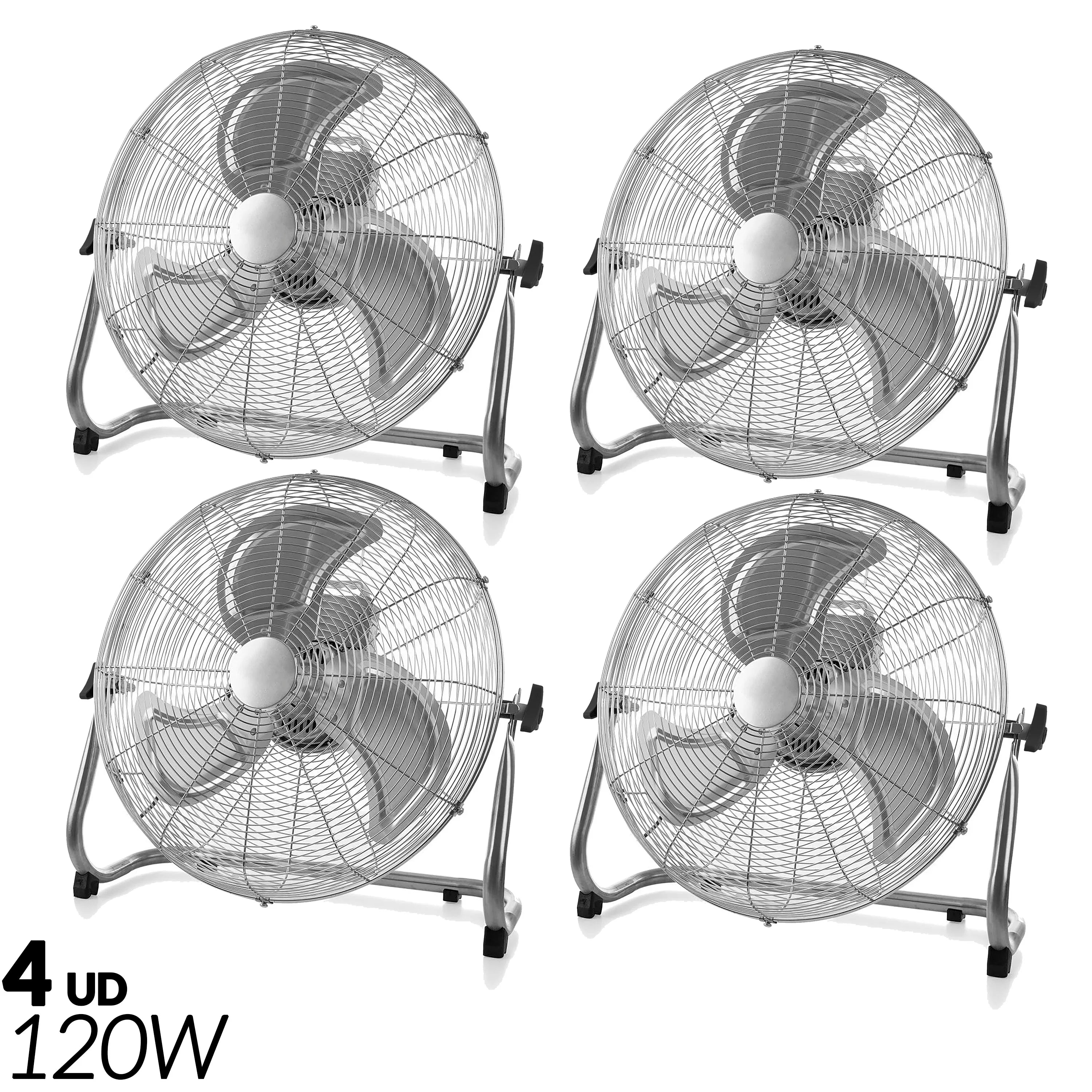 Table or Paread Floor Fan 38W 50W 120W 10" to 18" Inches 3 Speeds Robust 3 Powerful Blades Adjustable Tilt Security Grille Option Wall Mount