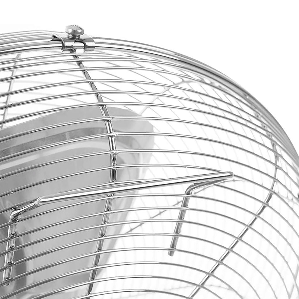 Table or Paread Floor Fan 38W 50W 120W 10" to 18" Inches 3 Speeds Robust 3 Powerful Blades Adjustable Tilt Security Grille Option Wall Mount