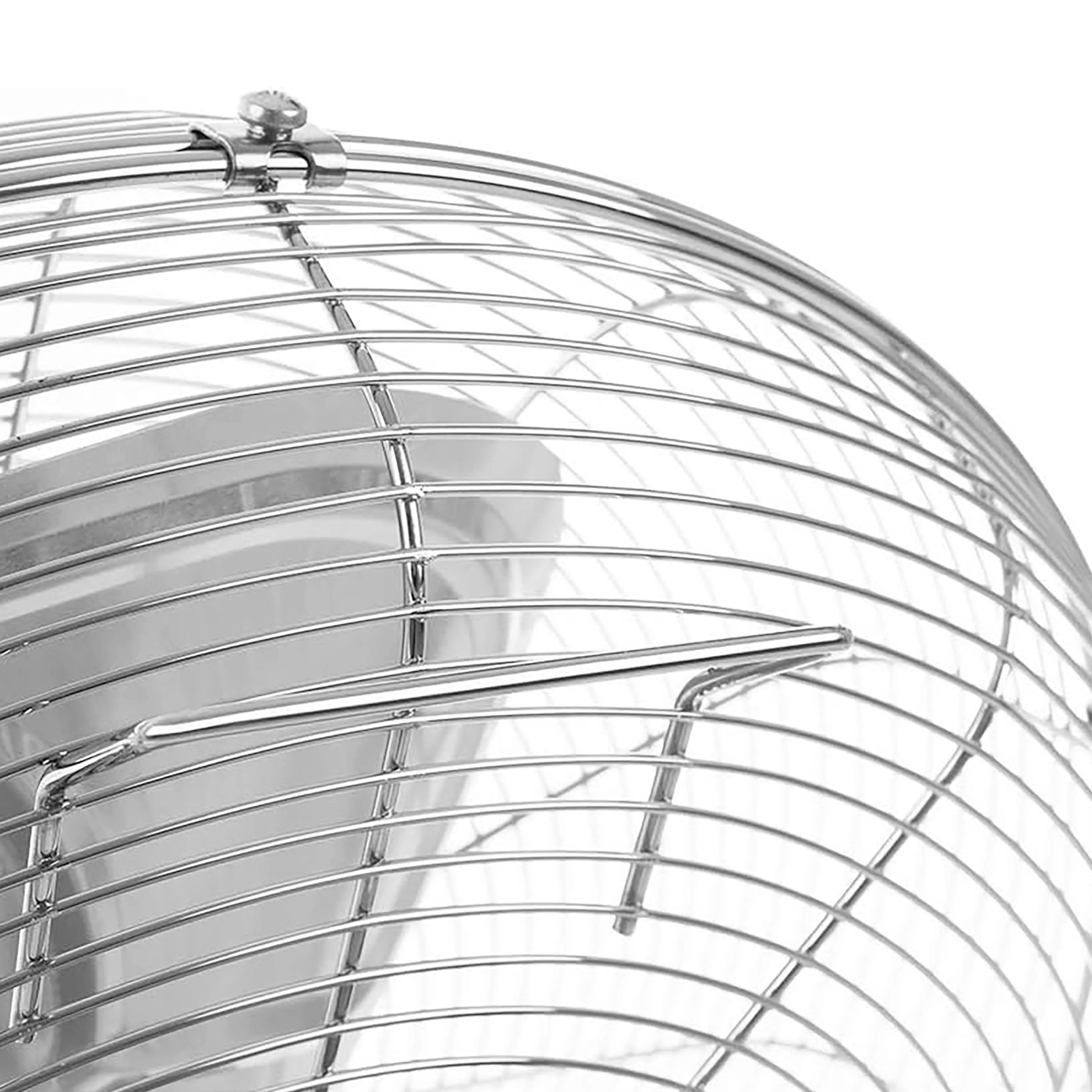 Table or Paread Floor Fan 38W 50W 120W 10" to 18" Inches 3 Speeds Robust 3 Powerful Blades Adjustable Tilt Security Grille Option Wall Mount
