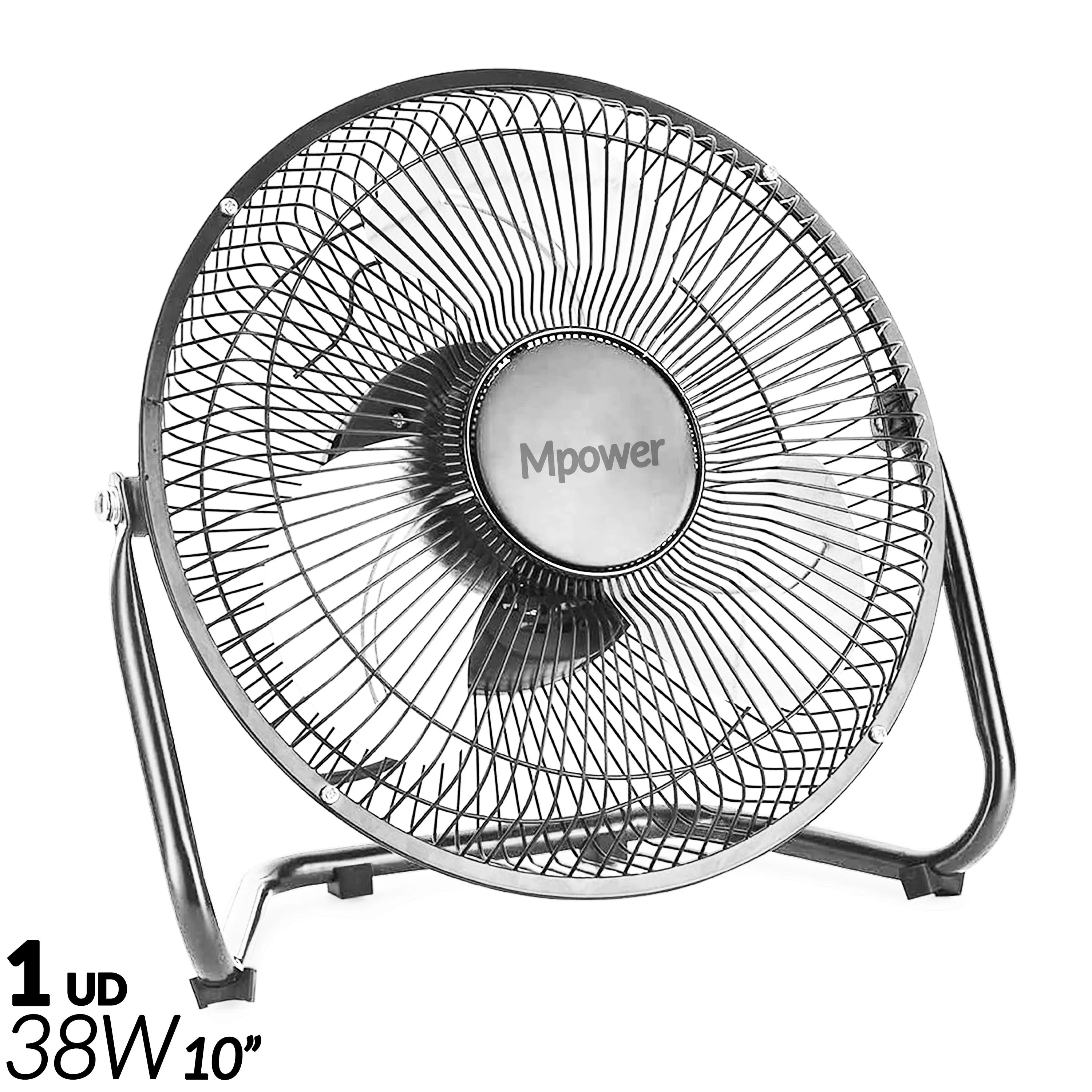 Table or Paread Floor Fan 38W 50W 120W 10" to 18" Inches 3 Speeds Robust 3 Powerful Blades Adjustable Tilt Security Grille Option Wall Mount