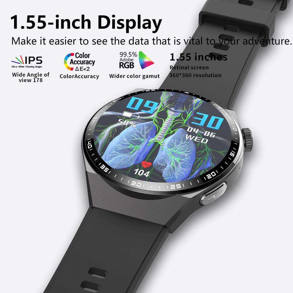 ECG+PPG Diabetic Smartwatch – Sport & Fitness