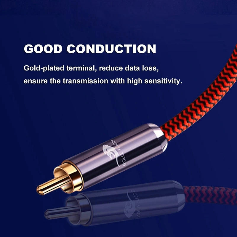 Premium Audio Cable Dual XLR Female to Dual RCA Male for AMP Sound Mixer 2RCA to 2XLR Regular 3 Pin OFCCable 1M 2M 3M 5M 8M 15M
