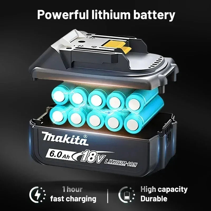 Original 18v Makita battery Authorize the sale of 6.0Ah BL1860B 5.0Ah BL1850B 3.0Ah BL1830B-BL1820B Makita18V battery 5.0Ah 20V