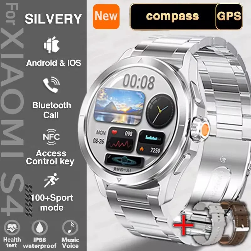 2026 GUHUAVMI Men's Smart Watch Waterproof IP69K Military-Grade Durability Bluetooth Call GPS Tracking Smartwatches Android iOS