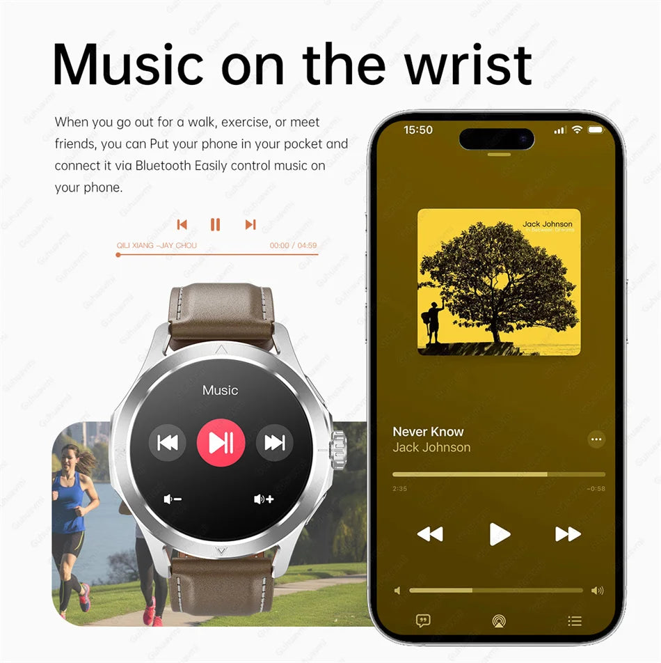 2026 GUHUAVMI Men's Smart Watch Waterproof IP69K Military-Grade Durability Bluetooth Call GPS Tracking Smartwatches Android iOS