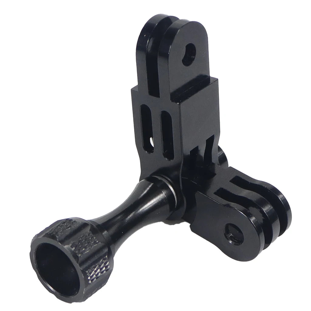CNC Aluminum Three-Way Pivot Arm Mount Adapter for GOPRO Hero 13 12 11 10 Session Yi SJcam EKEN Sony DJI Action Camera Tripod