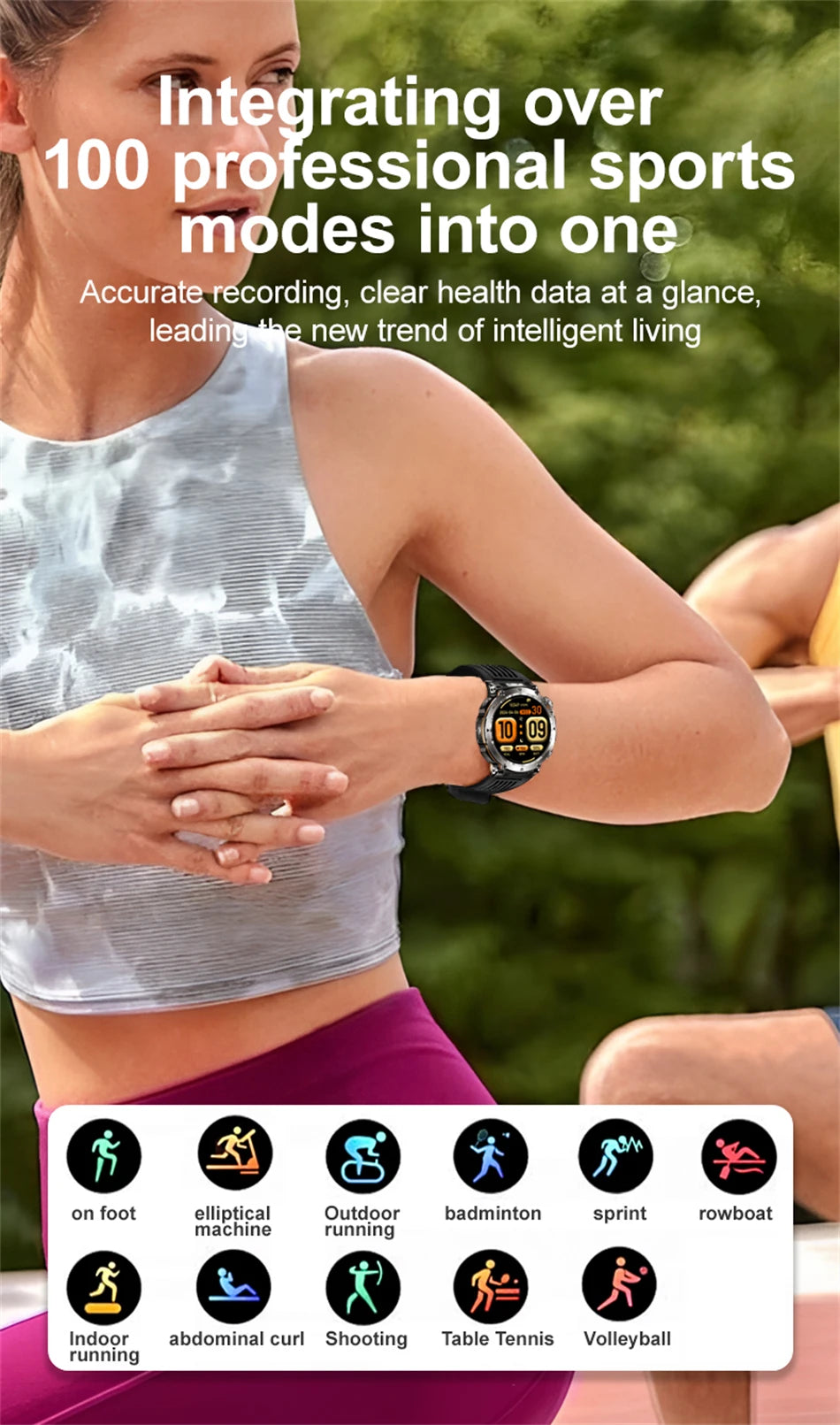 Outdoor Sports Smart Watch Men AMOLED Screen NFC Heart Rate Bluetooth Call 5ATM Waterproof Smartwatch 2025 New Fashion Luxury