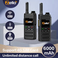 Android 8.1 | Zello 4G POC Radio - SIM/WiFi & Bluetooth, 100Mi Range, Professional Walkie Talkie