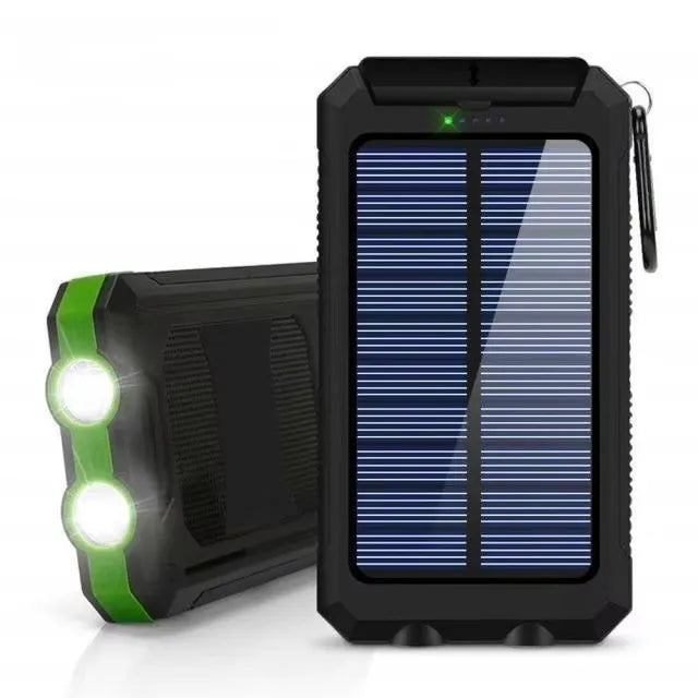 80,000mAh Solar Power Bank with LED Light