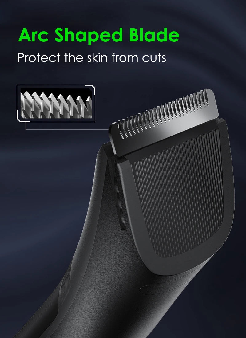 Groin Area Hair Trimmer Lawn Mower Ceramic Blade Waterproof Wet Dry Hair Clippers Pubic Armpit Body Hair Ultimate Hygiene Razor