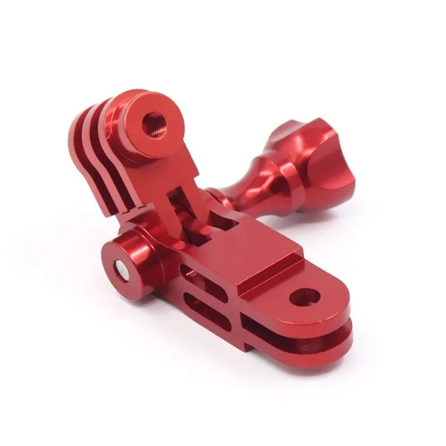 CNC Aluminum Three-Way Pivot Arm Mount Adapter for GOPRO Hero 13 12 11 10 Session Yi SJcam EKEN Sony DJI Action Camera Tripod
