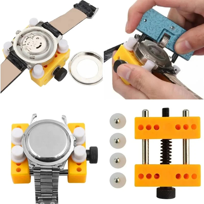 Adjustable Watchmaker Repair Tool Watch Back Case Cover Holder Remover Opener Watch repair tools
