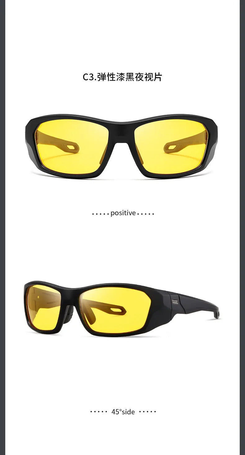 Ultralight Outdoor Sports Fashion Sunglasses Polarized UV Protection Sunglasses Cycling Windproof Sunglasses