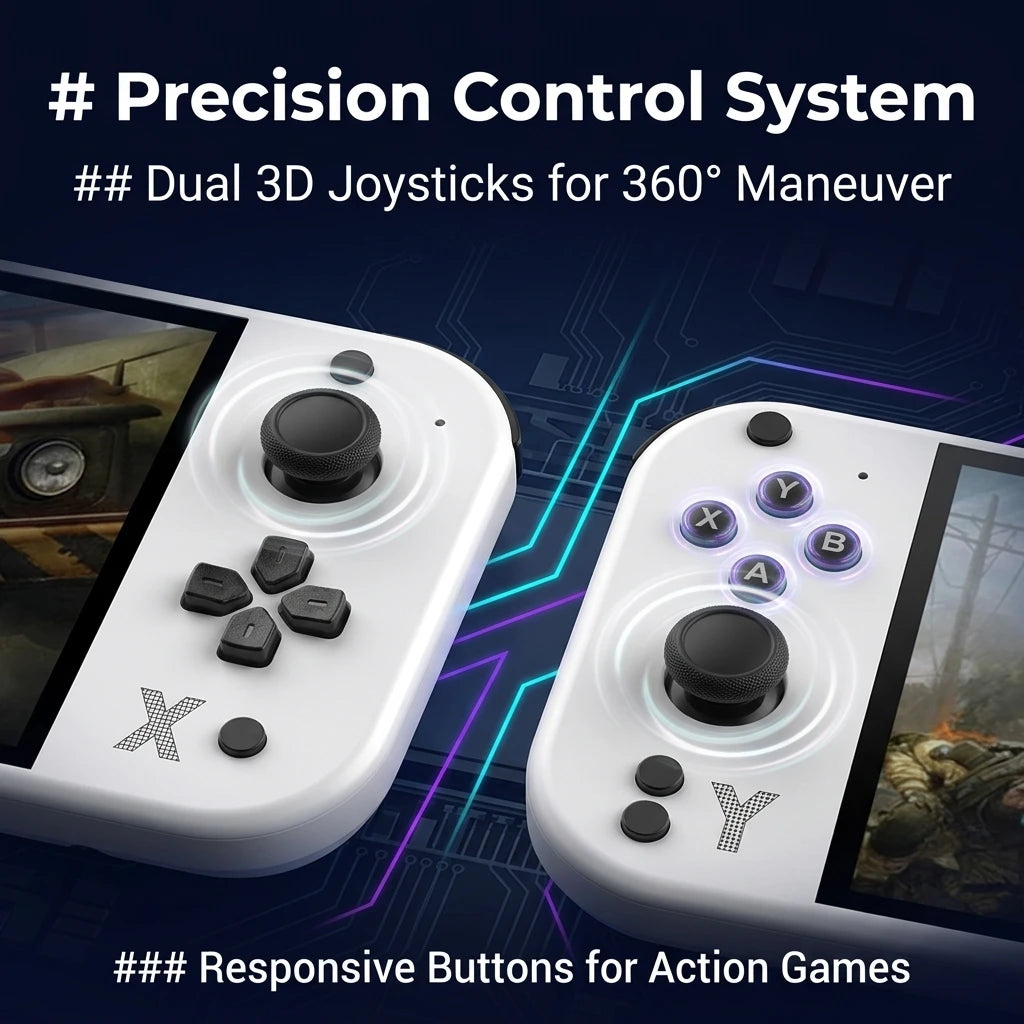 G90 Portable Handheld Game Console Large Screen High Definition Retro Arcade Nostalgic TV Home Gaming Device
