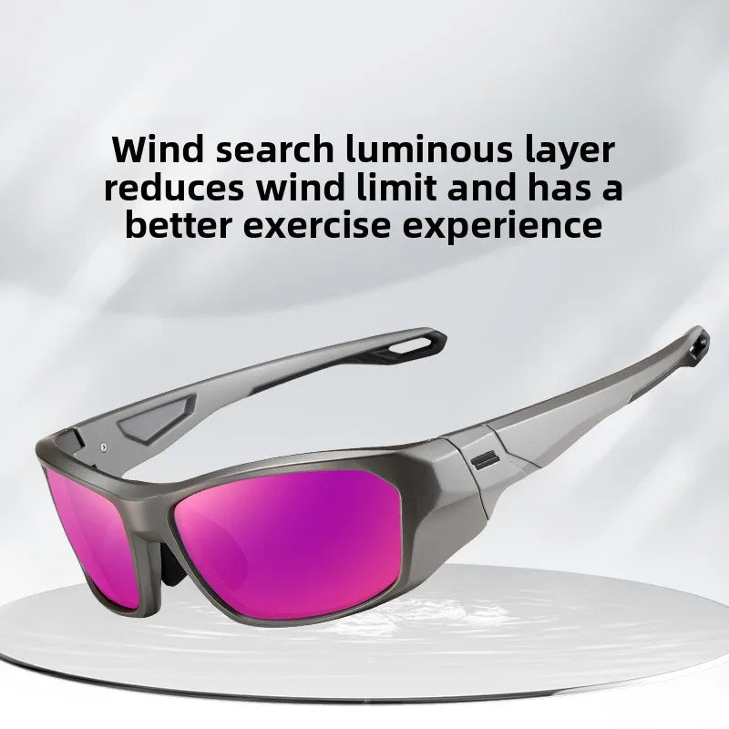 Ultralight Outdoor Sports Fashion Sunglasses Polarized UV Protection Sunglasses Cycling Windproof Sunglasses