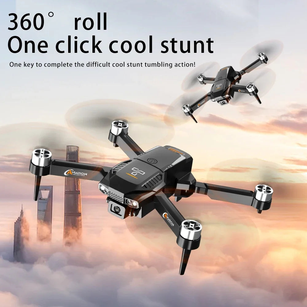 Lenovo Original F205 Drone Professional 8K HD Dual Camera With Screen Remote Control Smart Obstacle Avoidanc FPV Brushless Motor