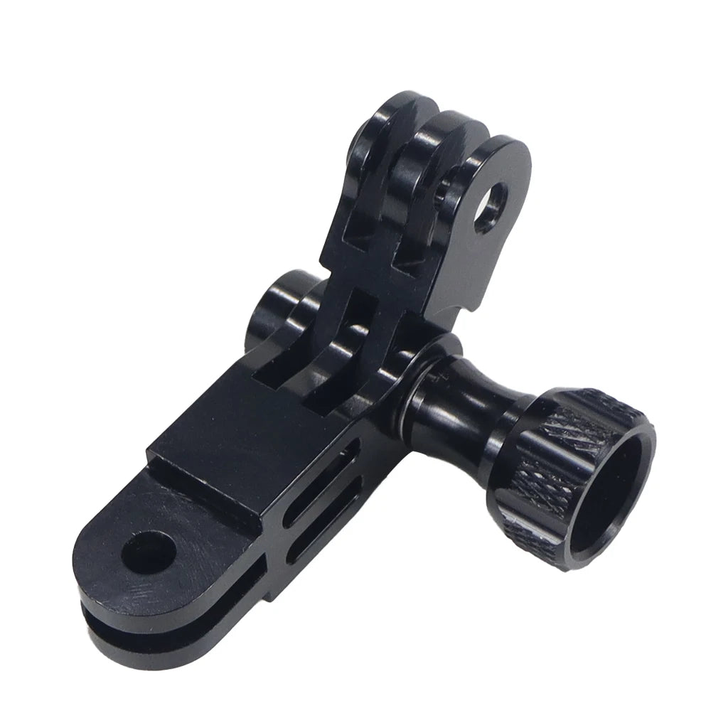 CNC Aluminum Three-Way Pivot Arm Mount Adapter for GOPRO Hero 13 12 11 10 Session Yi SJcam EKEN Sony DJI Action Camera Tripod