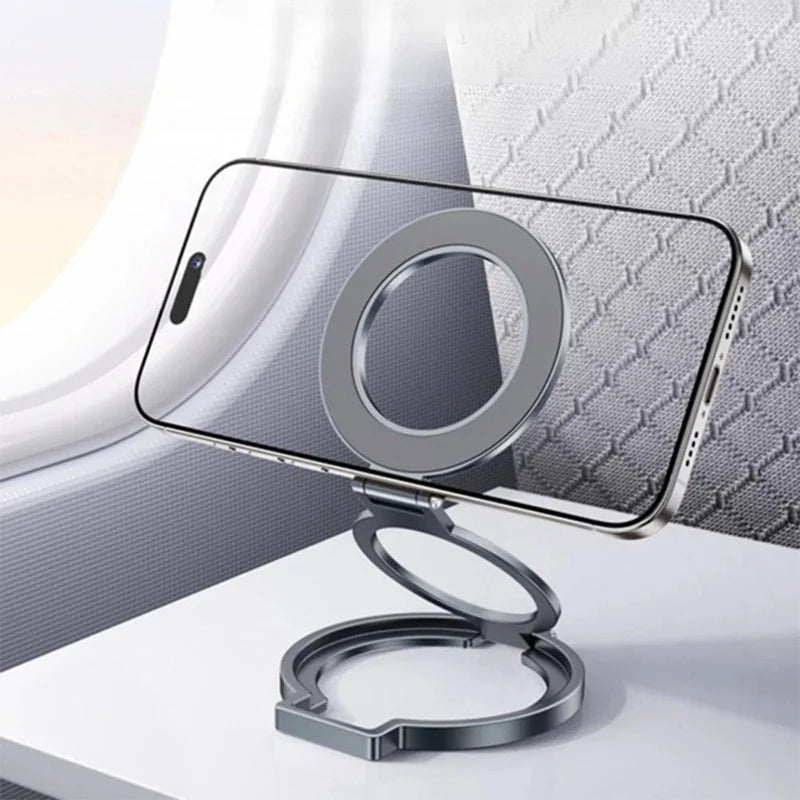 360° Rotation Magnetic Finger Ring Phone Holder Aluminum Alloy Foldable  For iPhone 17 16 15 14 13 12 Pro Max