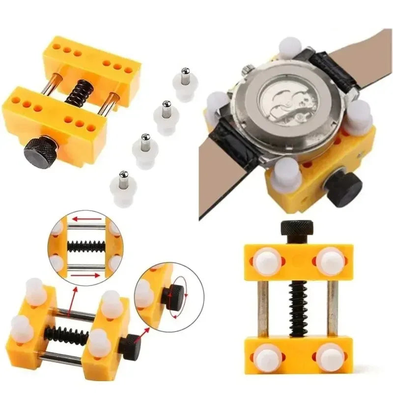 Adjustable Watchmaker Repair Tool Watch Back Case Cover Holder Remover Opener Watch repair tools