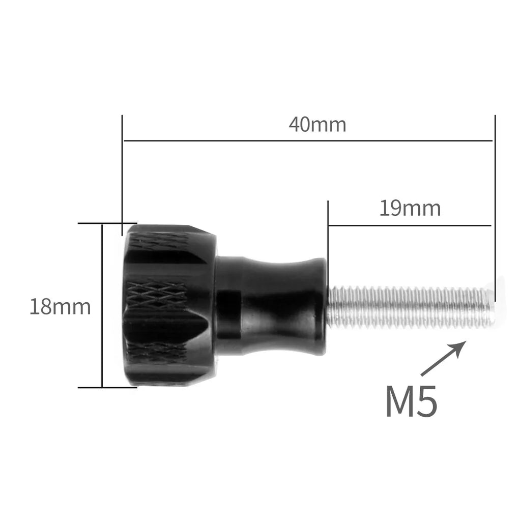 CNC Aluminum Three-Way Pivot Arm Mount Adapter for GOPRO Hero 13 12 11 10 Session Yi SJcam EKEN Sony DJI Action Camera Tripod