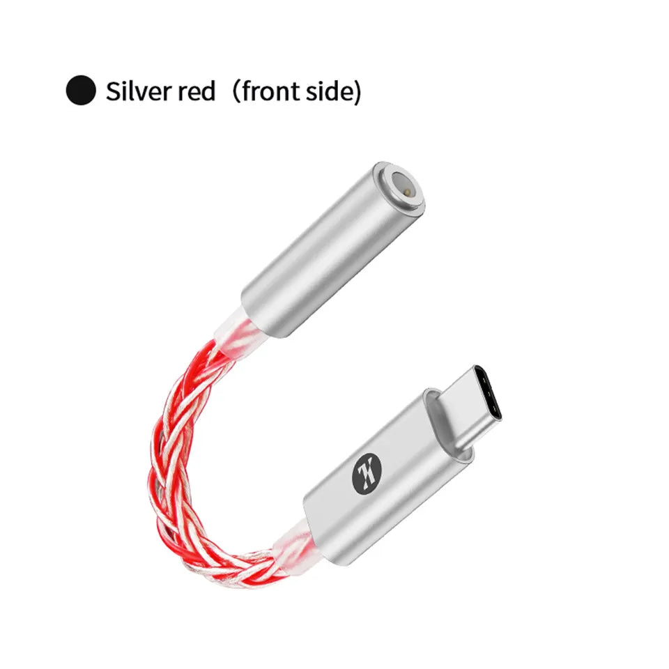 JCALLY JM6 Pro USB-C to 3.5mm HiFi DAC Headphone Adapter