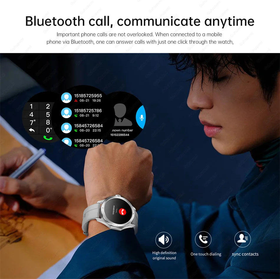 2026 GUHUAVMI Men's Smart Watch Waterproof IP69K Military-Grade Durability Bluetooth Call GPS Tracking Smartwatches Android iOS