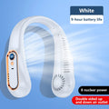 7000mAh Hanging Neck Fan USB Portable Bladeless Mini Hanging Neck Fan LED Digital Display Rechargeable Fan Cooling Tool