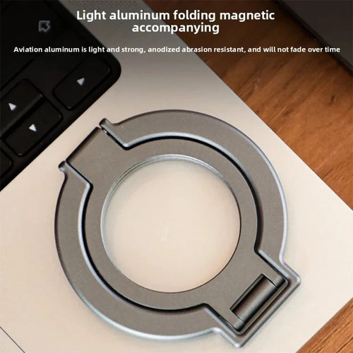 360° Rotation Magnetic Finger Ring Phone Holder Aluminum Alloy Foldable  For iPhone 17 16 15 14 13 12 Pro Max