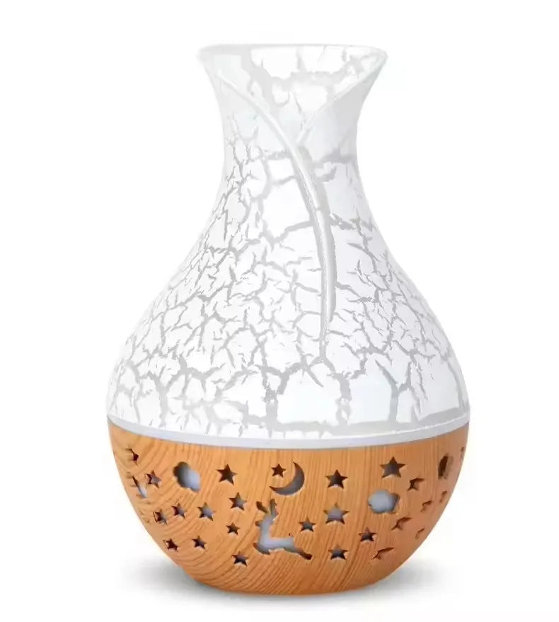 Volcano Air Humidifier 300ml Desktop USB Water Mist Diffuser Purifier Air Freshener Nebulizer with Colorful Ambient Night Light