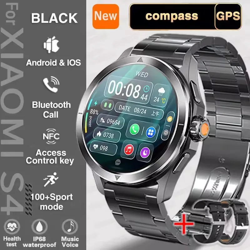 2026 GUHUAVMI Men's Smart Watch Waterproof IP69K Military-Grade Durability Bluetooth Call GPS Tracking Smartwatches Android iOS