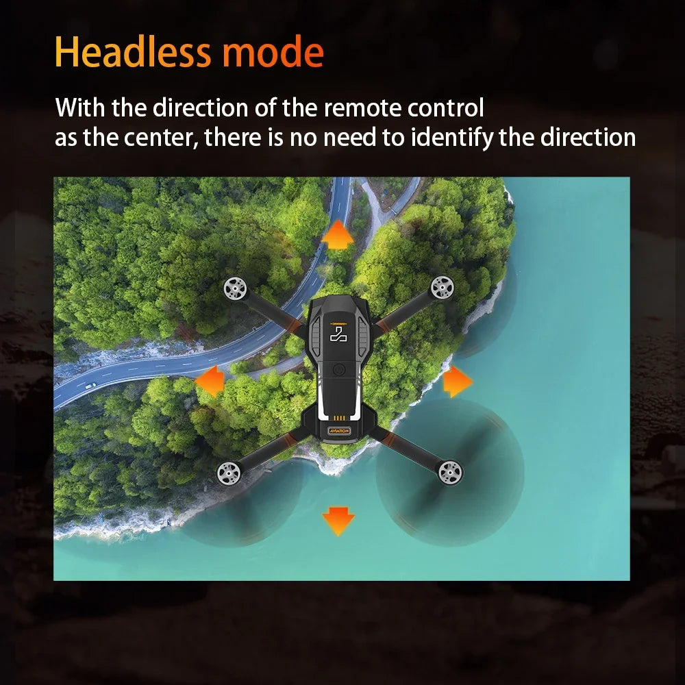 Lenovo Original F205 Drone Professional 8K HD Dual Camera With Screen Remote Control Smart Obstacle Avoidanc FPV Brushless Motor