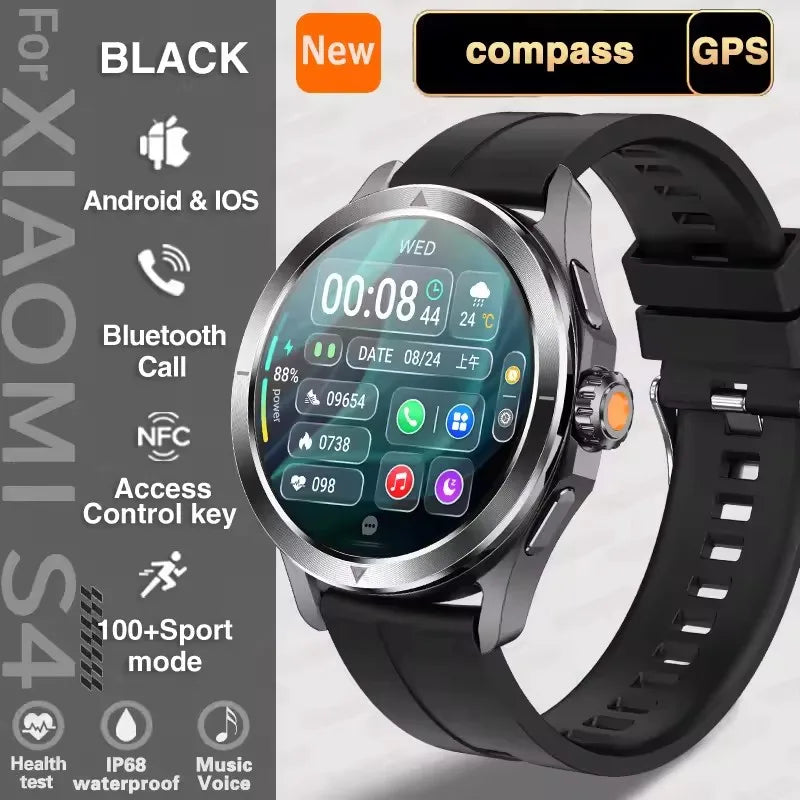 2026 GUHUAVMI Men's Smart Watch Waterproof IP69K Military-Grade Durability Bluetooth Call GPS Tracking Smartwatches Android iOS