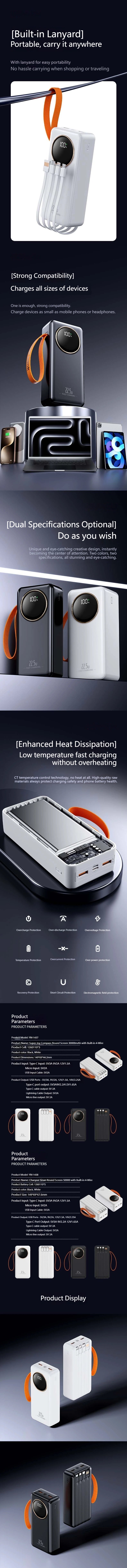80,000mAh 22.5W Fast Charging Power Bank
