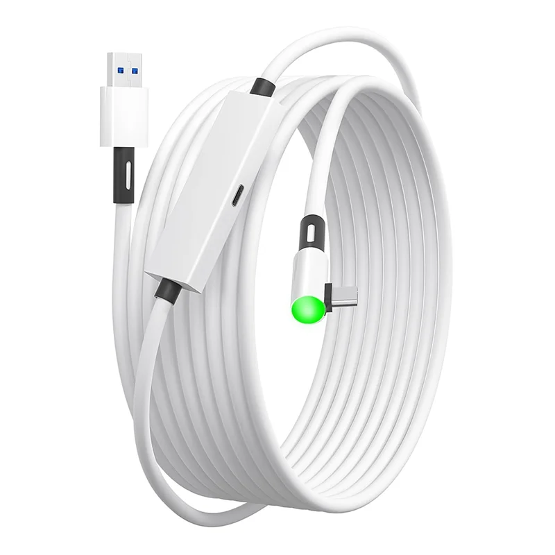 VR Link Cable Fast Charge VR Link Cable Type A To C Cable For Oculus Quest 3S 3 2/PICO Neo 3/PICO 4 VR Accessories