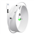 VR Link Cable Fast Charge VR Link Cable Type A To C Cable For Oculus Quest 3S 3 2/PICO Neo 3/PICO 4 VR Accessories