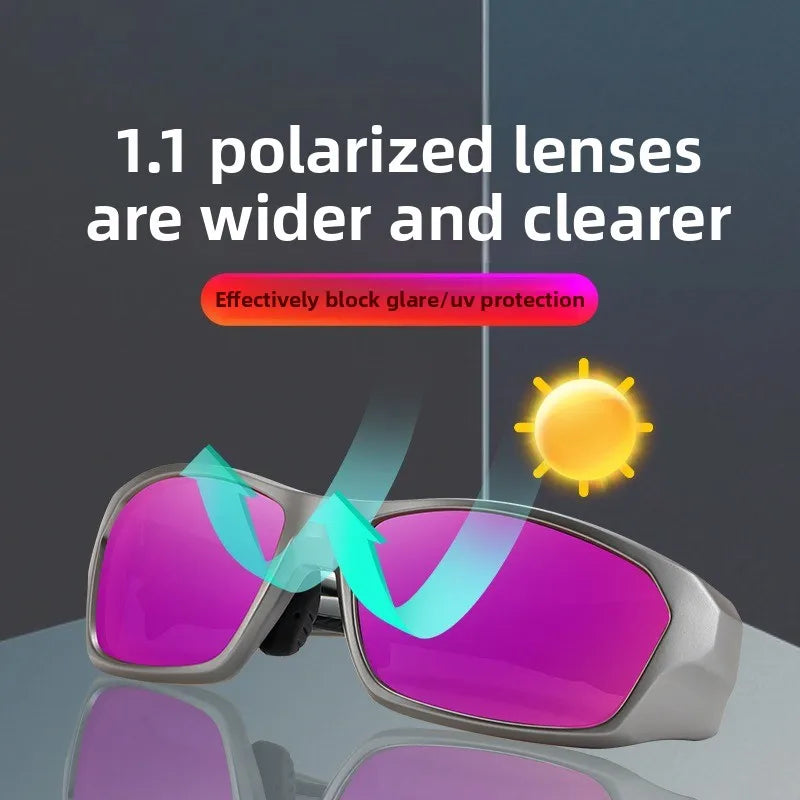 Ultralight Outdoor Sports Fashion Sunglasses Polarized UV Protection Sunglasses Cycling Windproof Sunglasses