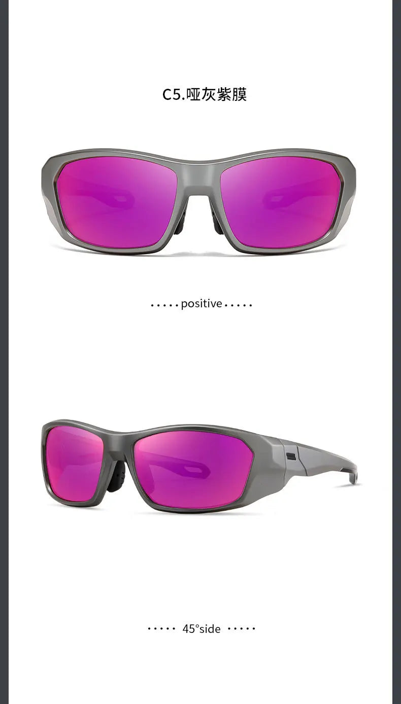 Ultralight Outdoor Sports Fashion Sunglasses Polarized UV Protection Sunglasses Cycling Windproof Sunglasses