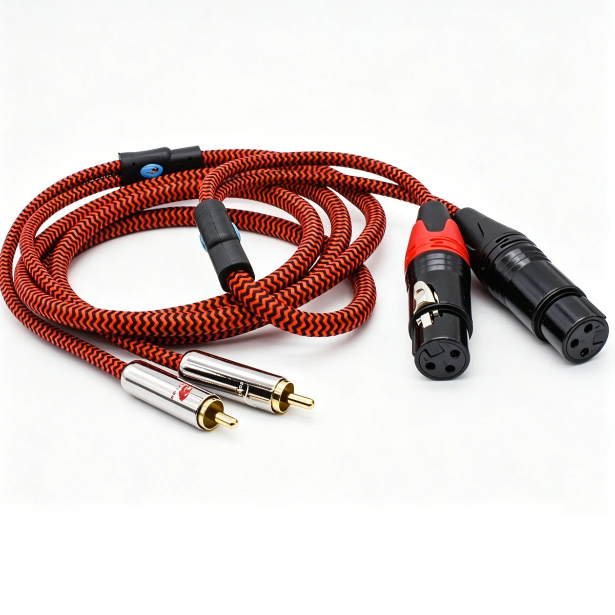 Premium Audio Cable Dual XLR Female to Dual RCA Male for AMP Sound Mixer 2RCA to 2XLR Regular 3 Pin OFCCable 1M 2M 3M 5M 8M 15M