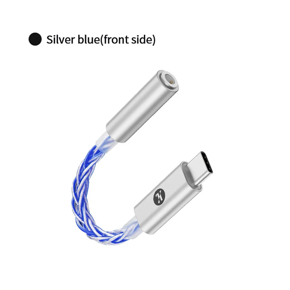 JCALLY JM6 Pro USB-C to 3.5mm HiFi DAC Headphone Adapter