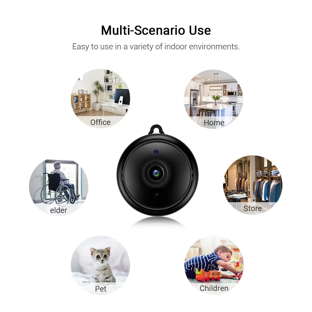 V380 Mini Cameras HD 1080P Small Wifi Camera  Micro IP Cam Infrared Night Version DVR Remote Motion Sensor Audio Video Recorder