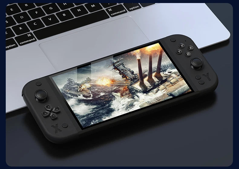 G90 7inch 64GB 4000mAh portable handheld game console arcade high-definition For PSP/PS1 nostalgic retro TV Gaming Controller