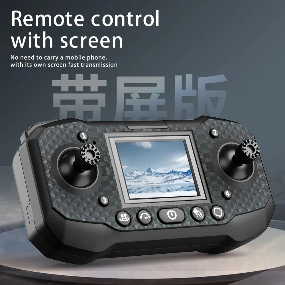 Lenovo Original F205 Drone Professional 8K HD Dual Camera With Screen Remote Control Smart Obstacle Avoidanc FPV Brushless Motor