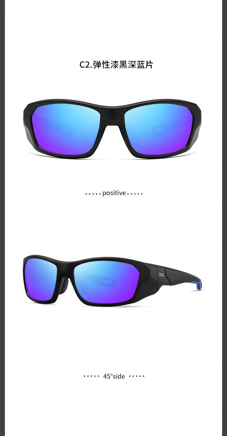 Ultralight Outdoor Sports Fashion Sunglasses Polarized UV Protection Sunglasses Cycling Windproof Sunglasses